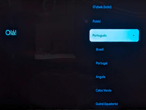 google chrome cast línguas